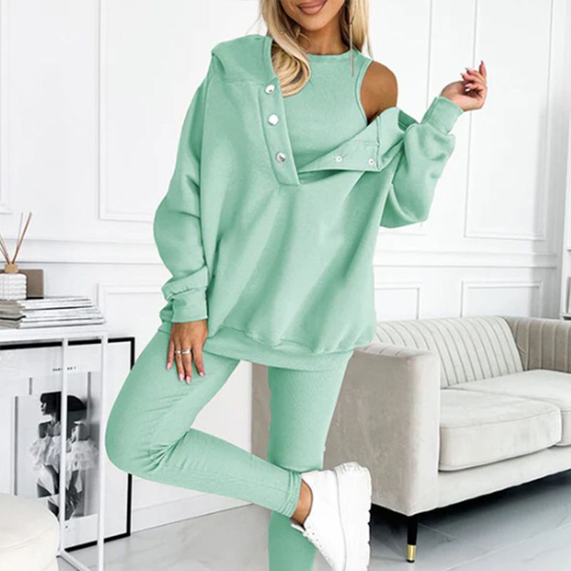 💜 LAST DAY PROMOTION - 50%OFF 💜 Hooded Casual and Comfortable Sweatshirt Suit