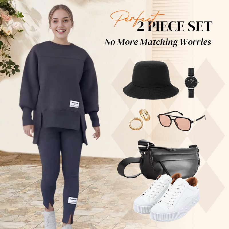 ⏰ Now only 50% off!🔥Women's Casual Sweatshirt Leggings Set