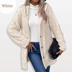 2025 New Arrival- 65% OFF🔥Women's Warm Diamond Pattern Hooded Jacket