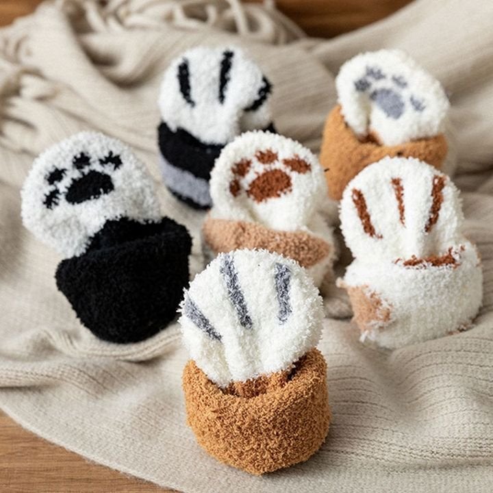 🔥50K+ SOLD! ✨Christmas Special Gift🐱Cat Claw Socks