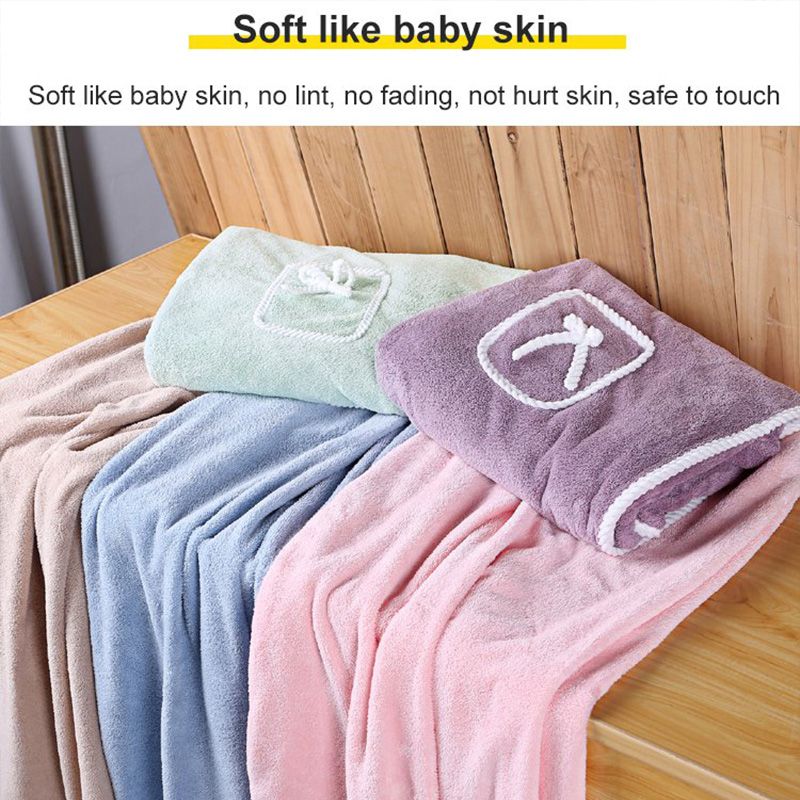 🔥Limited Special Sale 49%OFF🛀Faux Coral Fleece Absorbent Bath Towel - Nice Gift🎀
