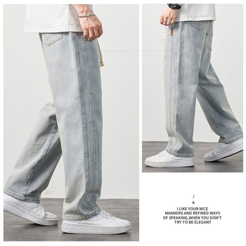 ⏰ Now only 50% off!💥⏳HOT SALE🎁Men's Loose Straight Jeans👖💥