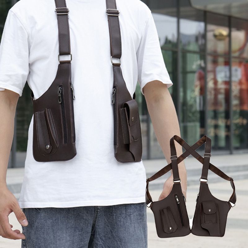⏰ Now only 50% off! 🔥Double Shoulder Strap Multi-Pocket Outdoor Anti-Theft Tactical Bag