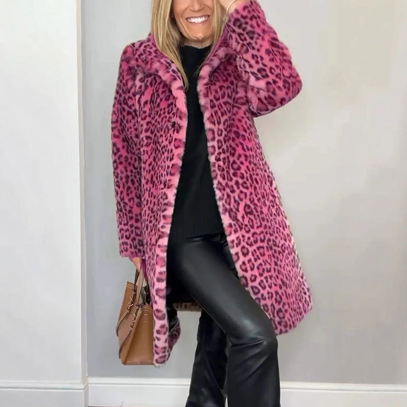 ✨Get 49% off💖Women's Leopard Print Mid-Length Jacket✈️ free shipping