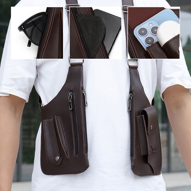 Hot Sale 49% OFF🎒Men's Anti-Theft Multi-Pocket Double-shoulder Bag