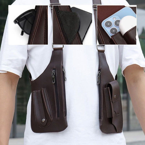 Hot Sale 49% OFF🎒Men's Anti-Theft Multi-Pocket Double-shoulder Bag