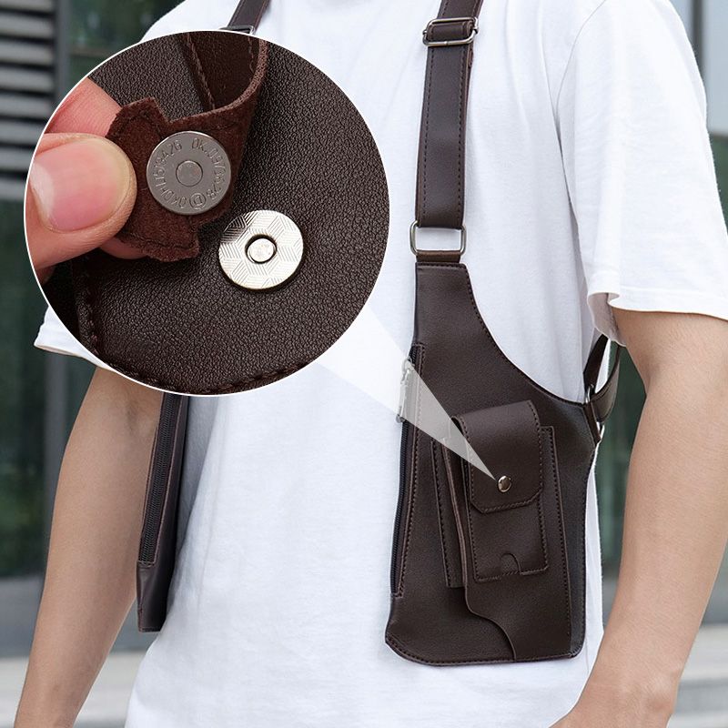 Hot Sale 49% OFF🎒Men's Anti-Theft Multi-Pocket Double-shoulder Bag