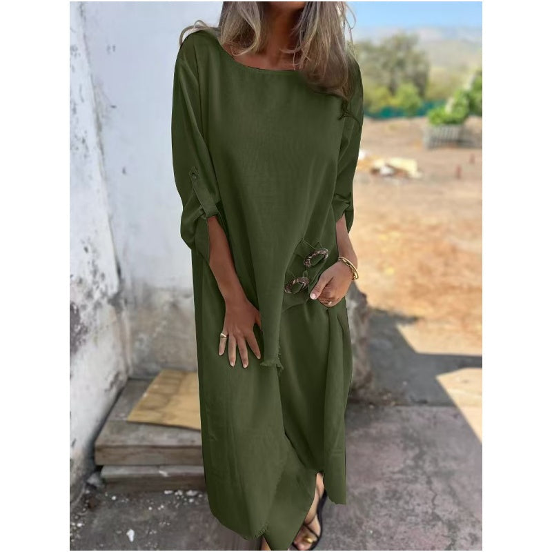 🥰Last Day 49% OFF💃2025 Women's Irregular Dress and Loose Fit Pants