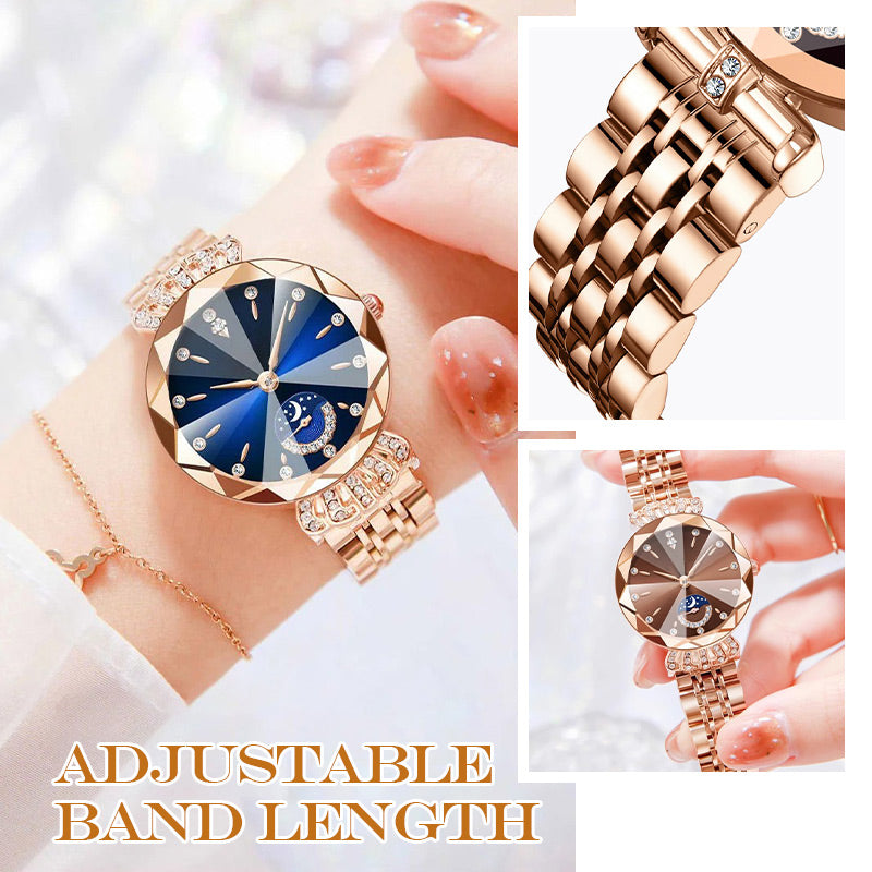 🎀49%OFF New Year Sale🎀Fashionable Diamond Moon Star Watch for Women