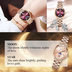 🎀49%OFF New Year Sale🎀Fashionable Diamond Moon Star Watch for Women