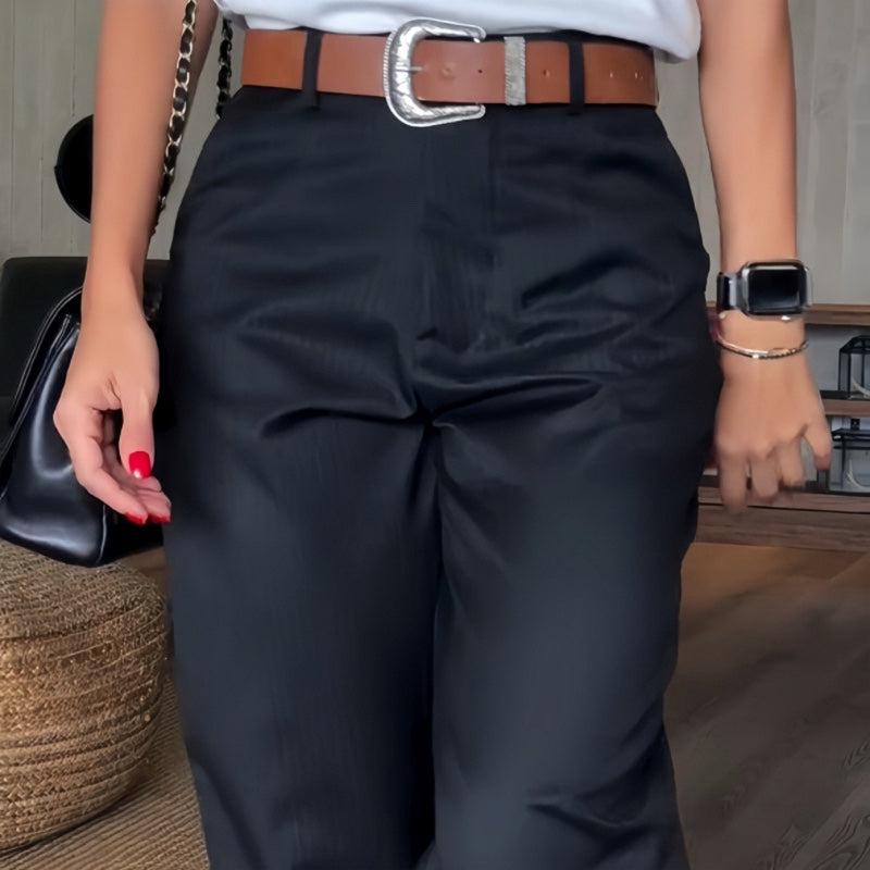 🍃Women's High Waist Casual Straight Blazer Pants