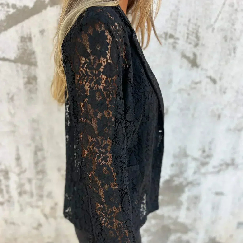 🔥 Hot Sale 49%OFF🔥All-Over Lace Mesh Blazer
