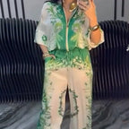 💕Limited Sale 49% OFF💕Women’s Elegant Zip-Up Two-Piece Set