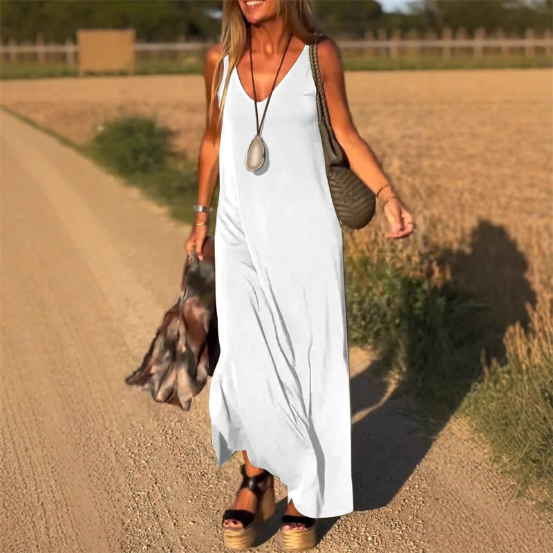 🌙Women's V-Neck Maxi Cami Dress👗