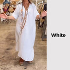 🌴 A light choice for summer|Loose slit dresses, let the wind and sunshine become part of the outfit