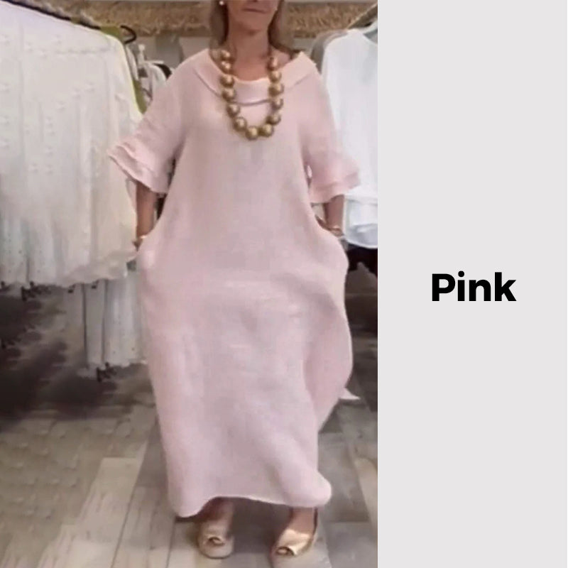 🌴 A light choice for summer|Loose slit dresses, let the wind and sunshine become part of the outfit