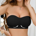 ✨Hot Sale 50% OFF📢Only ￡9.99!!!🔥Women's Non-Slip Strapless Wireless Bra with Crossover Side Closure