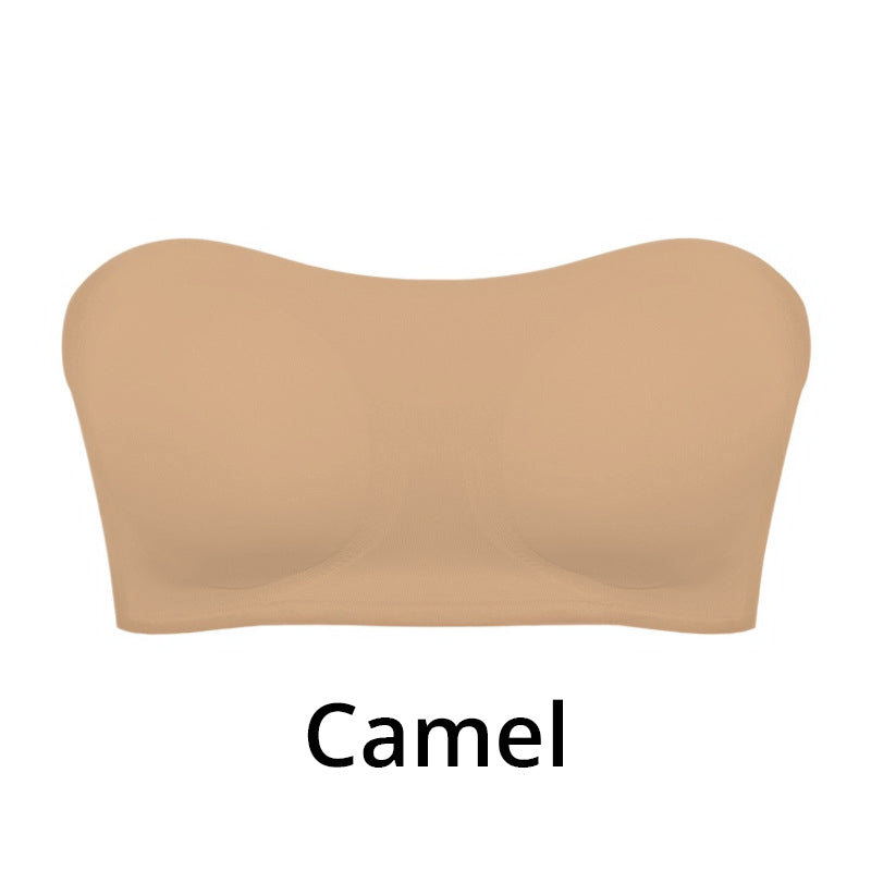 ✨Hot Sale 50% OFF📢Only ￡9.99!!!🔥Women's Non-Slip Strapless Wireless Bra with Crossover Side Closure