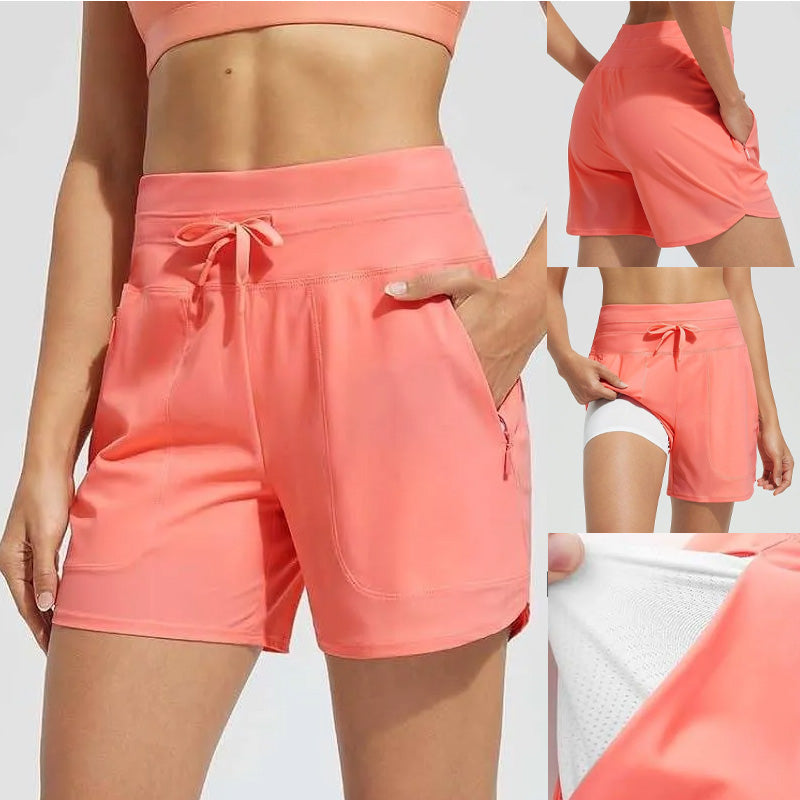 🌞Summer Hot Sale 49% OFF🩳Women's High-Waisted Quick-Dry Swim Shorts