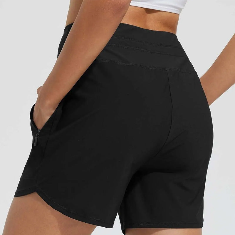 🌞Summer Hot Sale 49% OFF🩳Women's High-Waisted Quick-Dry Swim Shorts