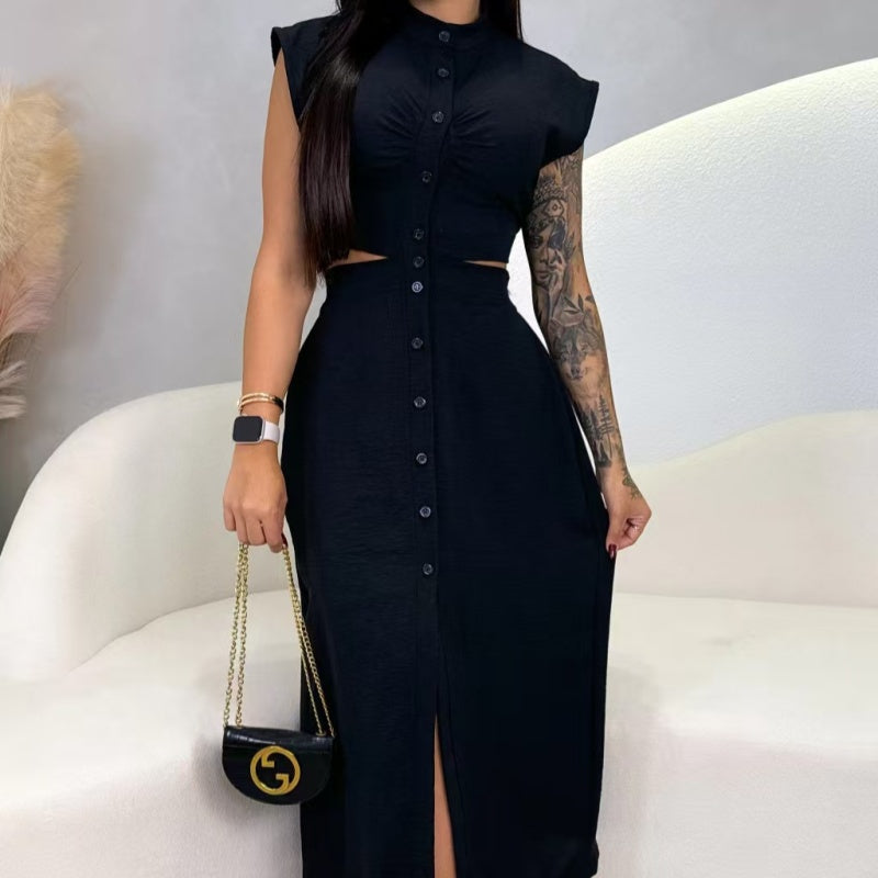 👑No More Boring Dresses✨ Women’s Cap Sleeve Split Dress | Flattering Fit