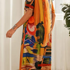⏰Limited-time discount🌴Flowing dress in bright tropical colors💯