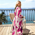 🔥Summer Hot Sale 49% OFF!!💃Women’s Floral V-Neck Maxi Dress