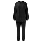 Women's Cozy Sweatshirt & Pants Two-Piece Set