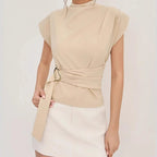 Women’s Elegant Mock Neck Top