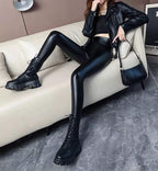 👖faux leather leggings (fleece inside)