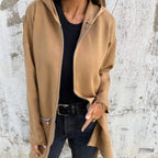 💖Casual Fashion Long-Sleeve Zip-Up Hooded Sweatshirt Jacket