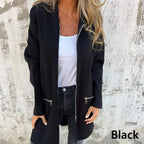 💖Casual Fashion Long-Sleeve Zip-Up Hooded Sweatshirt Jacket
