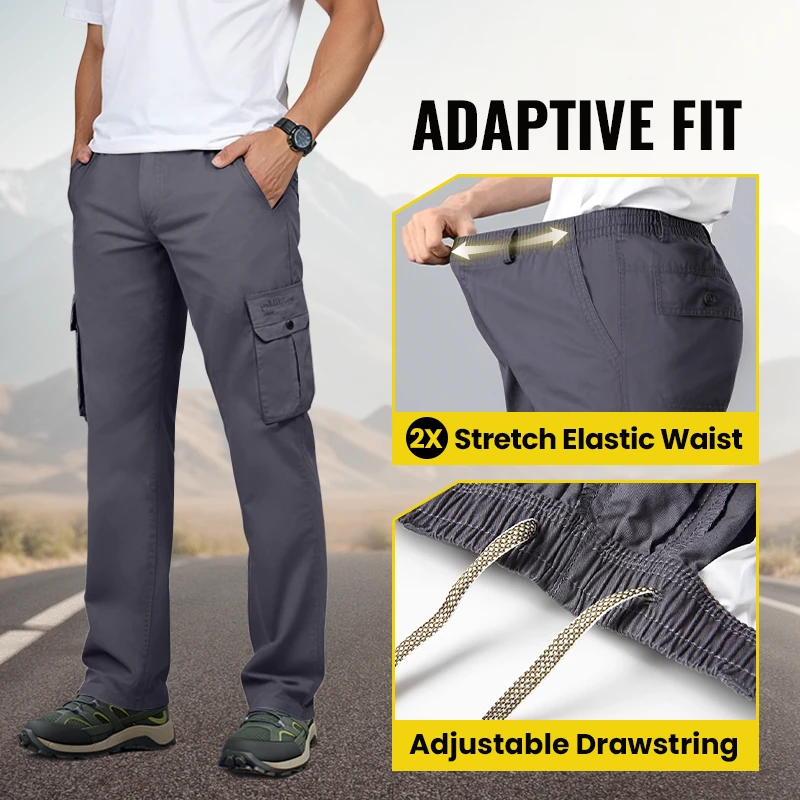 🛠️ Men’s Multi-Pocket Cargo Pants – Built Tough. Ready for Adventure. 🌍👖
