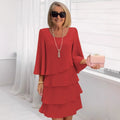 🔥Limited stock available 50% OFF🔥Women's Slimming Chiffon Cake Dress