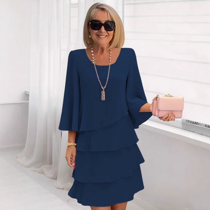 🔥Limited stock available 50% OFF🔥Women's Slimming Chiffon Cake Dress