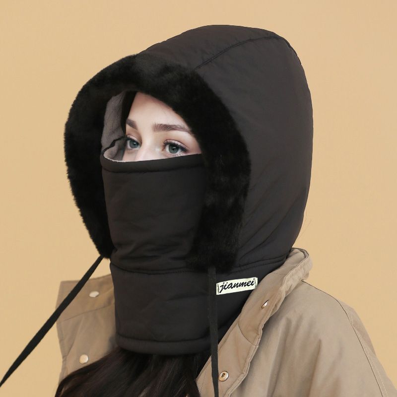 🧣 BUY 2 GET 1 FREE! ❄️ Plush-Lined Thermal Hat with Face Mask - Full Head & Face Protection for Extreme Cold, Unisex Comfort for Skiing/Mountaineering 🏔️🔥