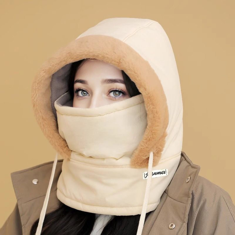 🧣 BUY 2 GET 1 FREE! ❄️ Plush-Lined Thermal Hat with Face Mask - Full Head & Face Protection for Extreme Cold, Unisex Comfort for Skiing/Mountaineering 🏔️🔥