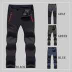 🏆LAST DAY SALE 50% OFF!!🔥Men's Waterproof Winter Trousers with Fleece Lining Cargo Pants