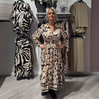 👗Limited-time offer: 50% off-Graceful Floral Print Long Sleeve Dress