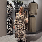 👗Limited-time offer: 50% off-Graceful Floral Print Long Sleeve Dress
