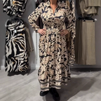 👗Limited-time offer: 50% off-Graceful Floral Print Long Sleeve Dress