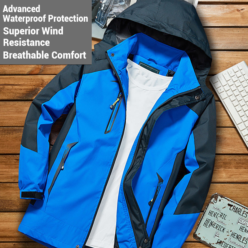Men's Performance Outdoor Jacket | Windproof Waterproof for Hiking ⛰️🌬️
