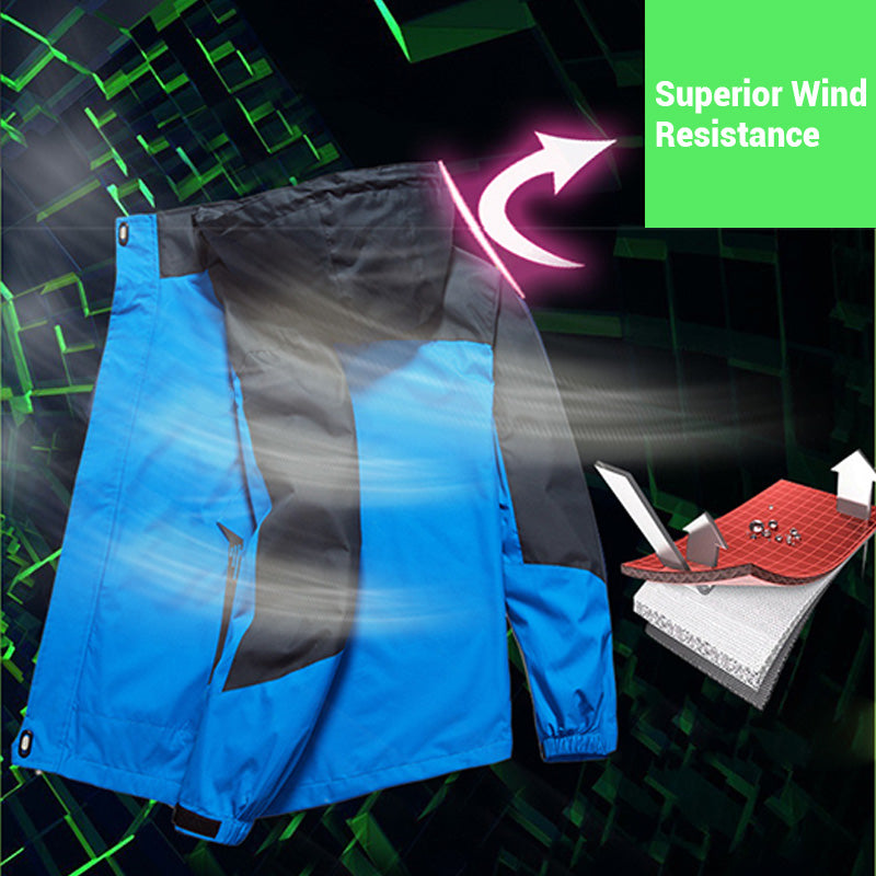Men's Performance Outdoor Jacket | Windproof Waterproof for Hiking ⛰️🌬️