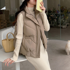 🍂Women's Loose Stand Collar Outerwear Vest
