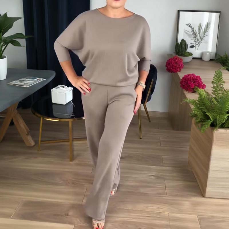 💞Hot Sale💞Elegant 3-piece Set Including Long Cardigan, Top and Pants