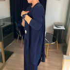 💞Hot Sale💞Elegant 3-piece Set Including Long Cardigan, Top and Pants