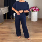 🍂Autumn New Arrivals - 70% Off💥Elegant Longline Cardigan Top & Pants 3-Pieces Set