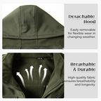 Men's Insulated Windproof Jacket & Pants Set