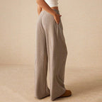 💜 LAST DAY PROMOTION - 50%OFF 💜 Women’s Casual Soft Wide-Leg Pants With Drawstring