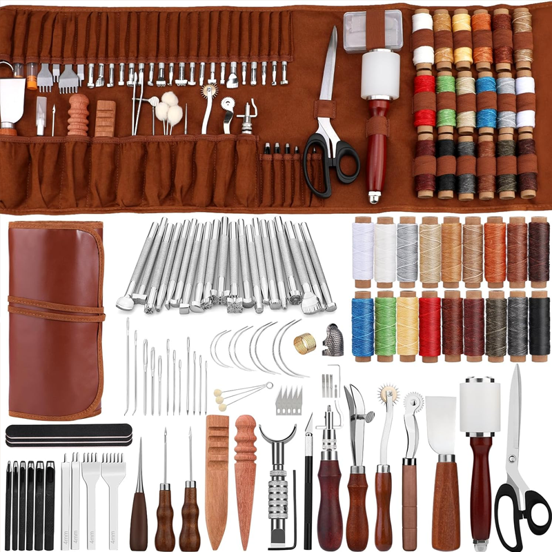 Multifunctional Leather Working Tools Set
